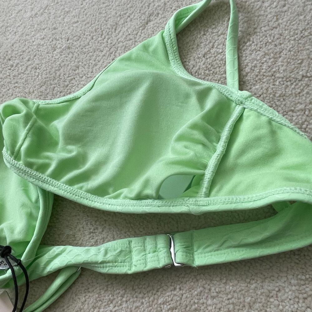 NWT Sincerely Jules Lime Green 2-Piece Bikini Women's SZ M - Picture 4 of 7